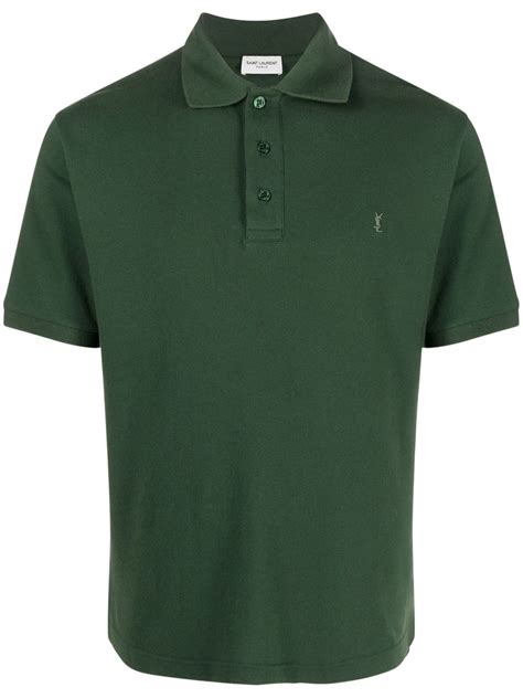 yves saint laurent pour homme polo shirt|ysl men's short sleeve shirt.